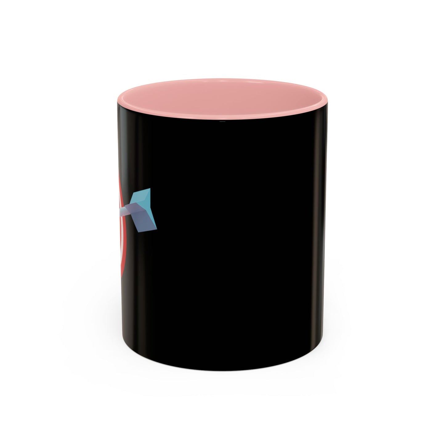 3d Render Arroe Hit The Center Of Target Or Goal Of Success Accent Coffee Mug (11, 15oz)