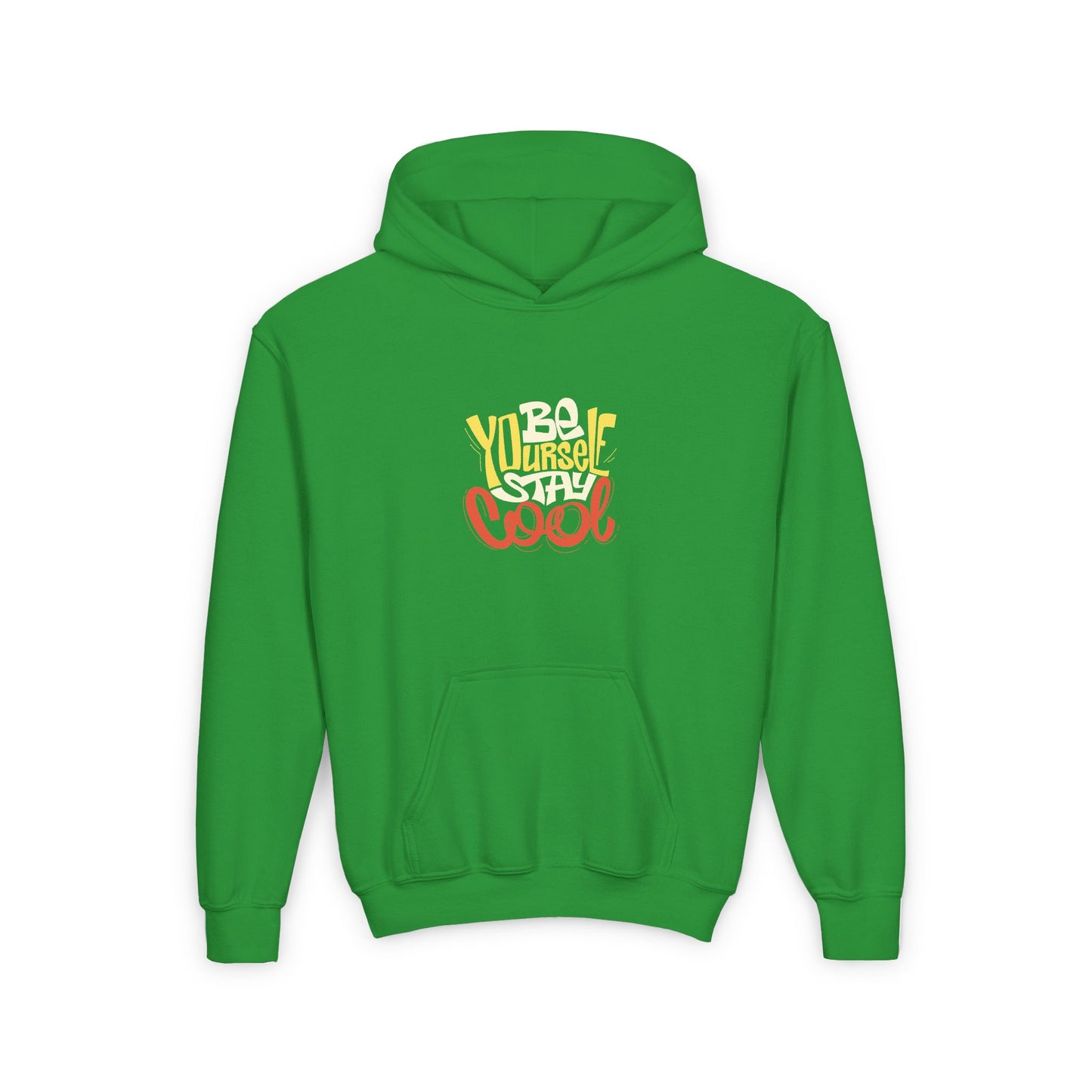 Be Yourself Stay Cool Youth Heavy Blend Hooded Sweatshirt