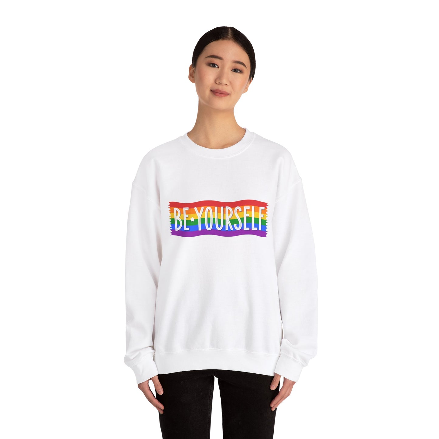 Be Yourself Unisex Heavy Blend™ Crewneck Sweatshirt