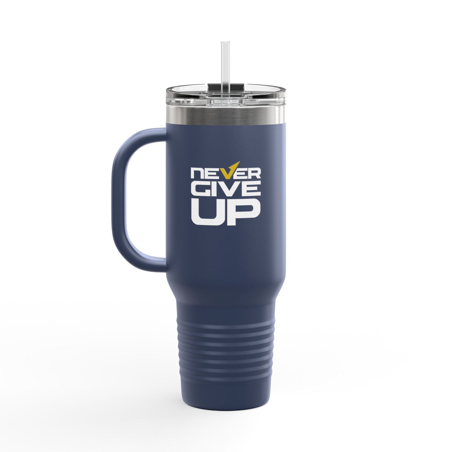 Never Give Up Insulated Travel Mug, 40oz