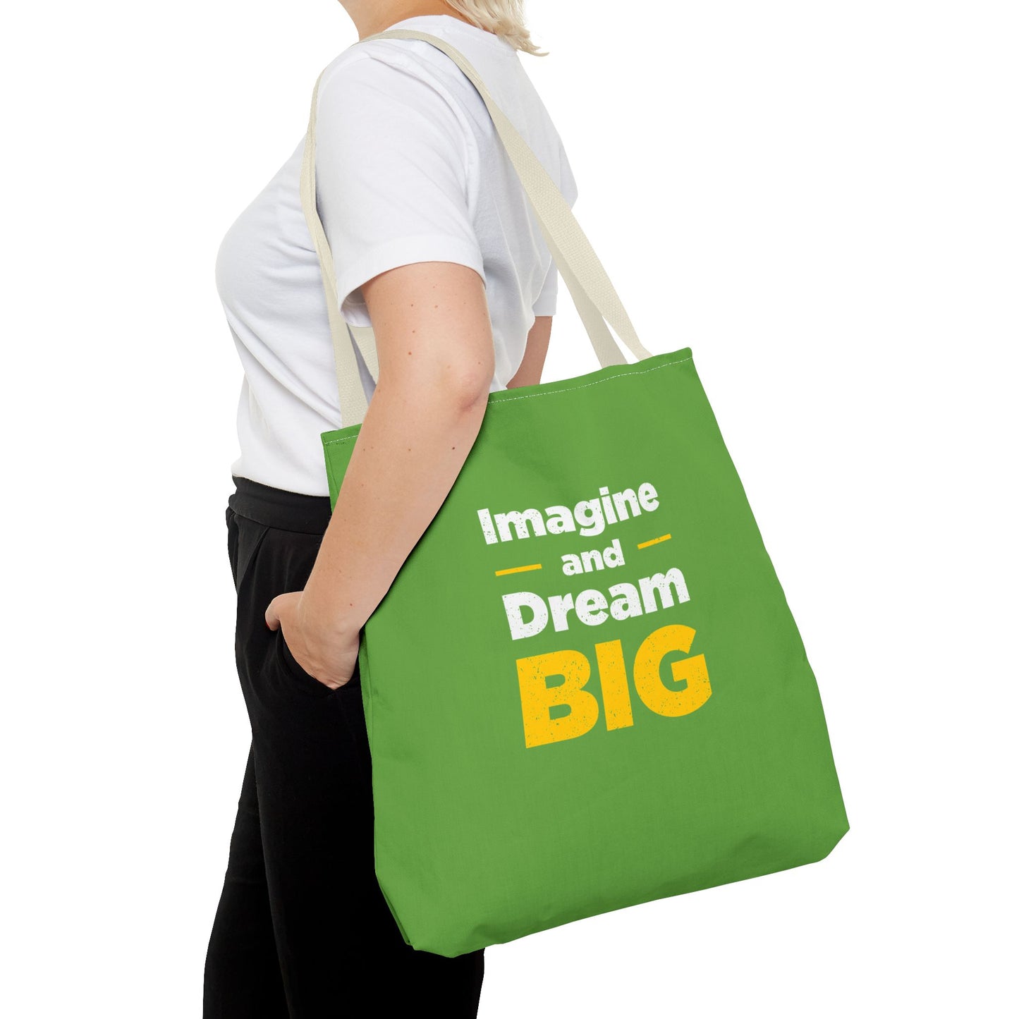 Imagine And Dream Big Tote Bag (AOP)