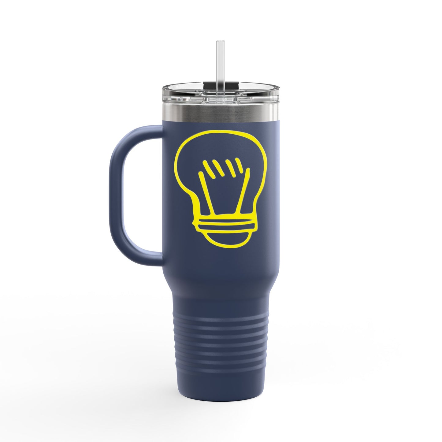 Drawing Light Bulb Insulated Travel Mug, 40oz