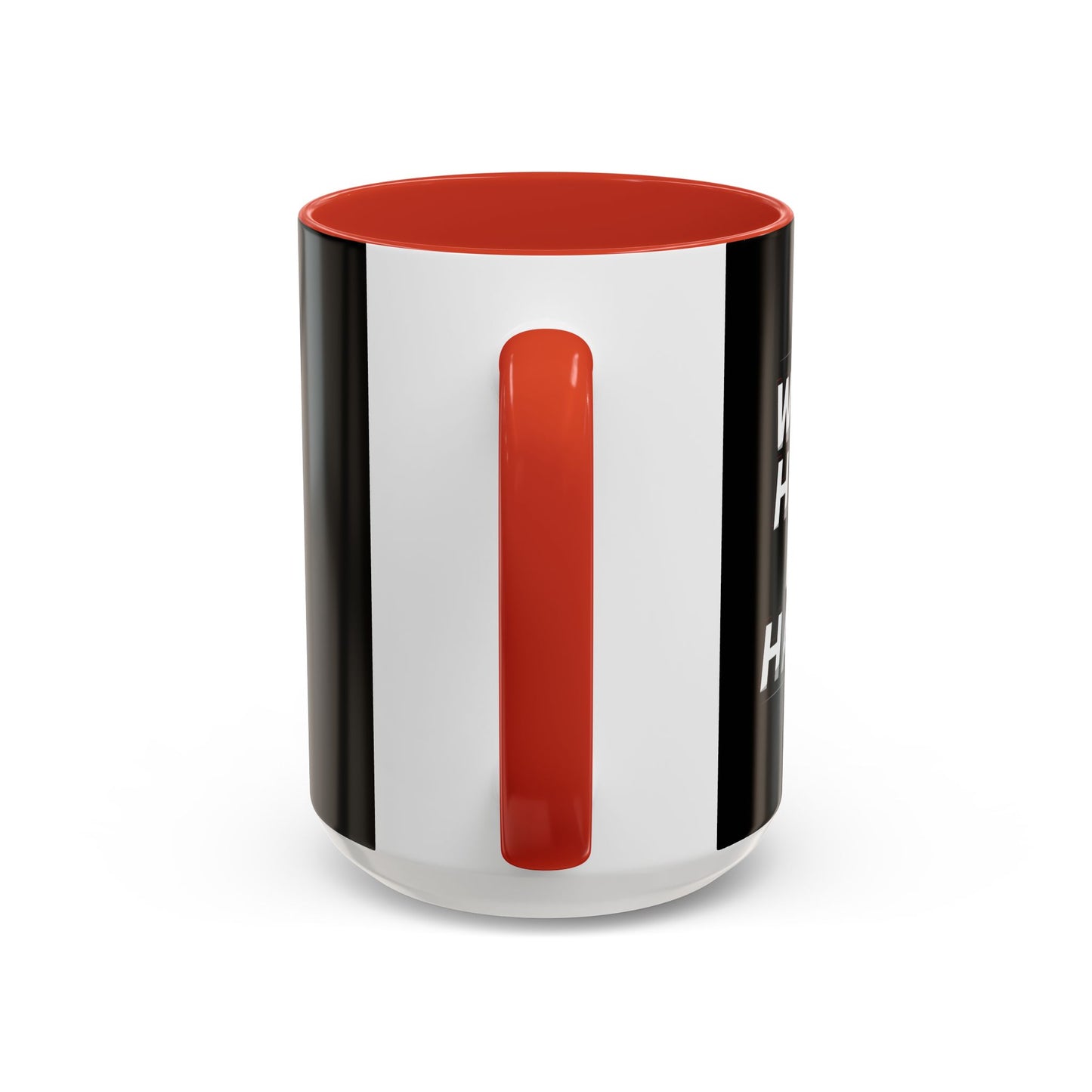 Work Hard Pray Hard Accent Coffee Mug (11, 15oz)