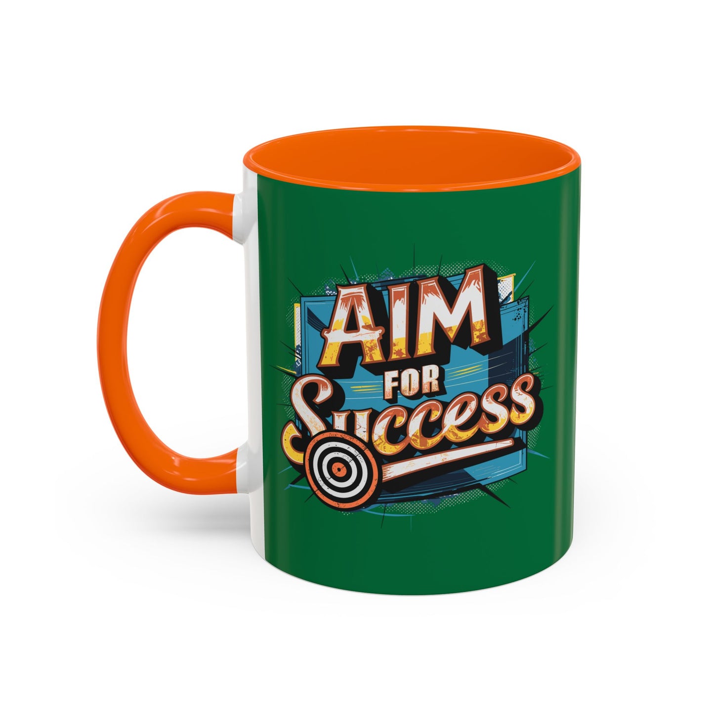 Aim For Success Accent Coffee Mug (11, 15oz)