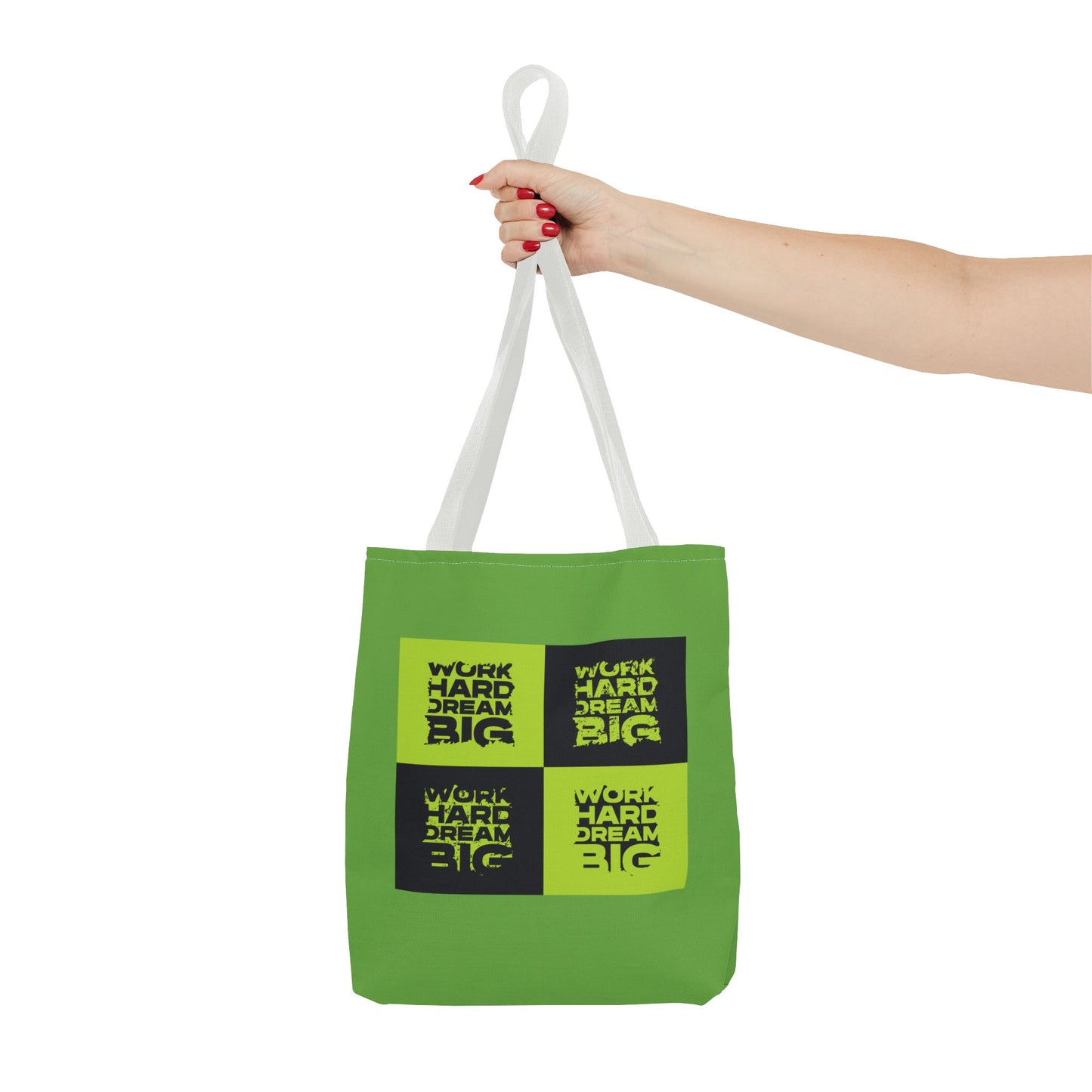 Work Hard Dream Big Tote Bag (AOP)