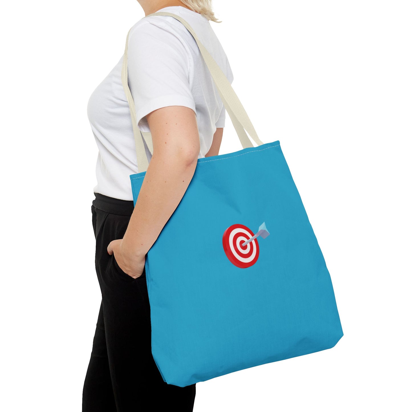 3d Render Arroe Hit The Center Of Target Or Goal Of Success Tote Bag (AOP)