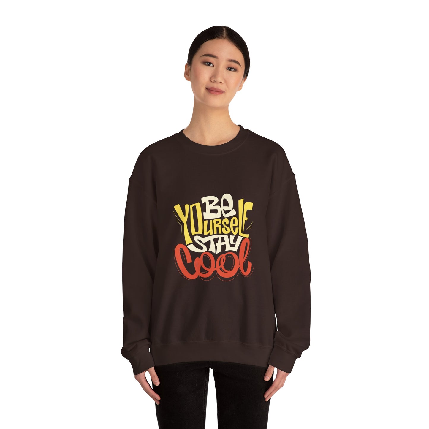 Be Yourself Stay Cool Unisex Heavy Blend™ Crewneck Sweatshirt
