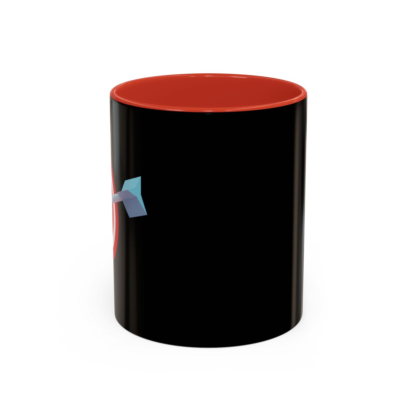 3d Render Arroe Hit The Center Of Target Or Goal Of Success Accent Coffee Mug (11, 15oz)