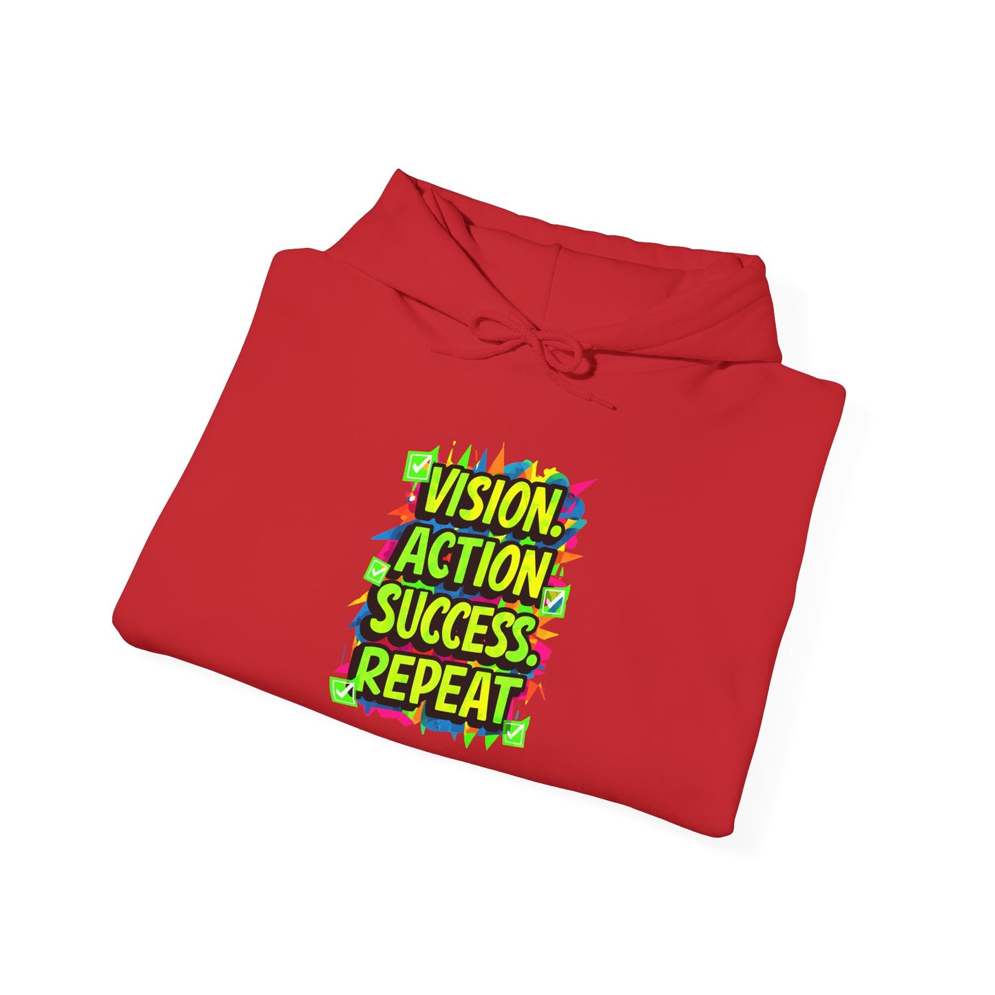 Vision Action Success Repeat Unisex Heavy Blend™ Hooded Sweatshirt