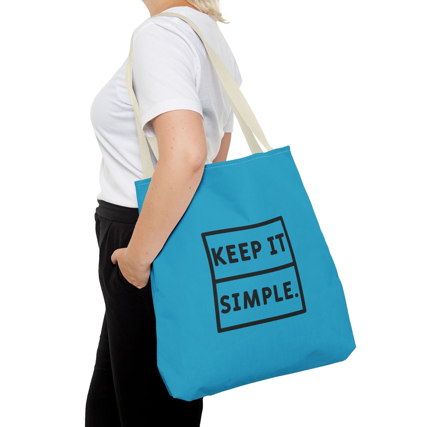 Keep It Simple Tote Bag (AOP)