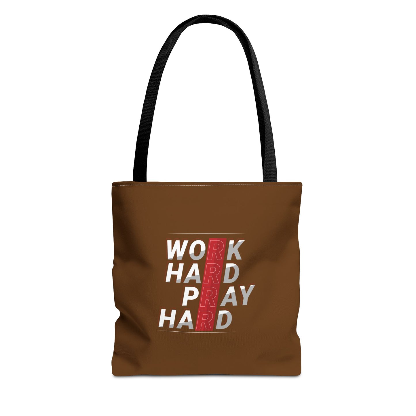 Work Hard Pray Hard Tote Bag (AOP)