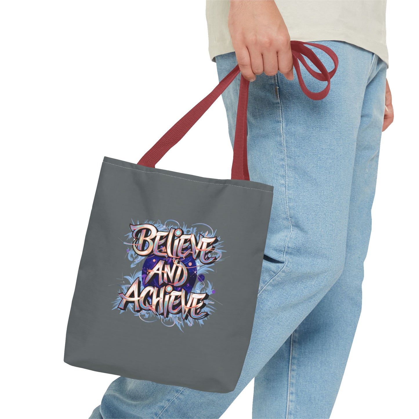 Believe And Achieve Tote Bag (AOP)