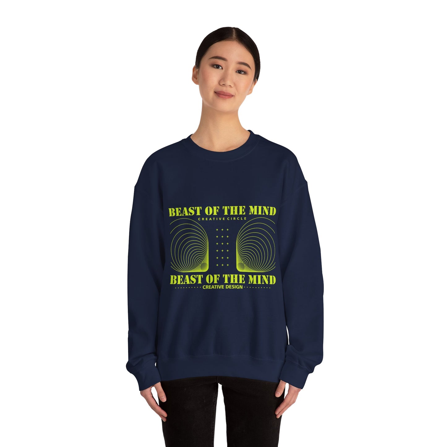 Beast Of The Mind Creative Circle Unisex Heavy Blend™ Crewneck Sweatshirt
