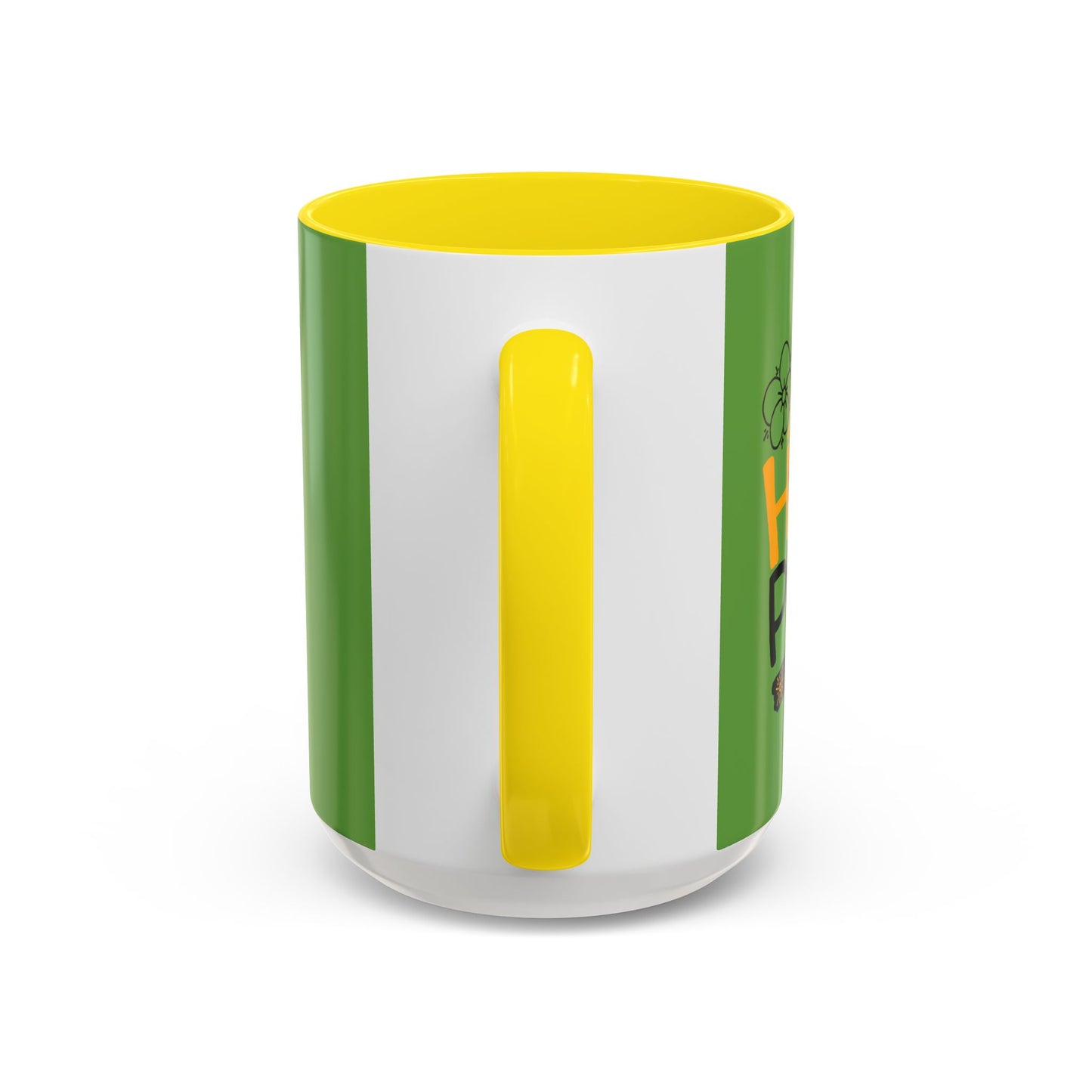 Hustle Hard And Pray Harder Accent Coffee Mug (11, 15oz)