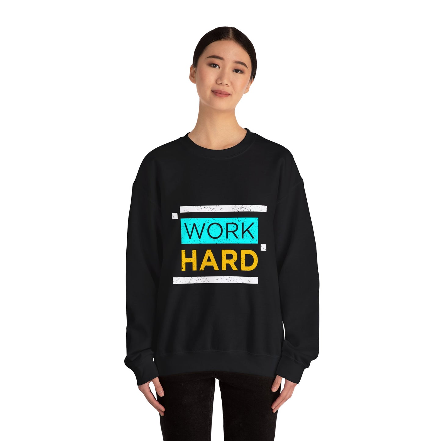 Work Hard Unisex Heavy Blend™ Crewneck Sweatshirt