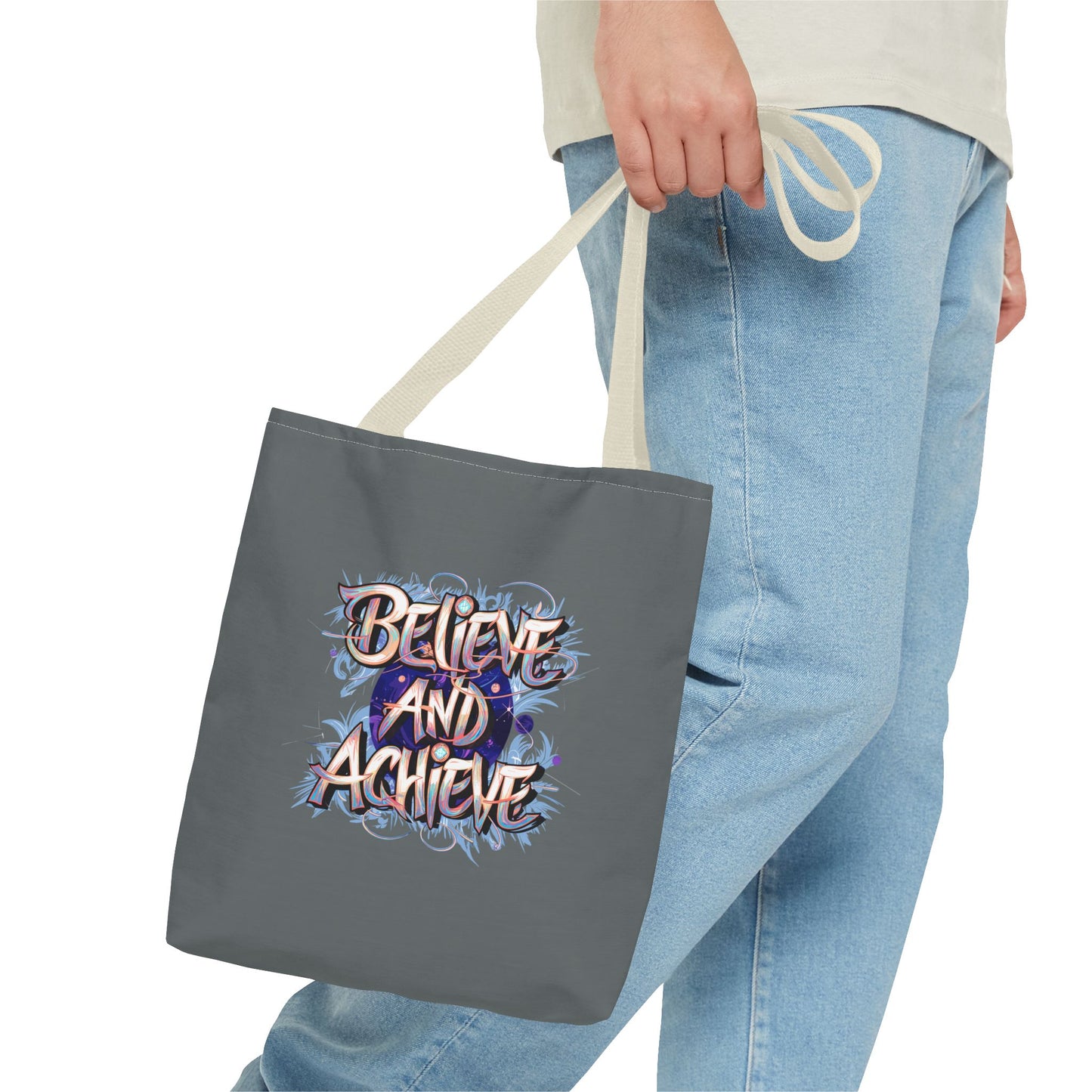 Believe And Achieve Tote Bag (AOP)