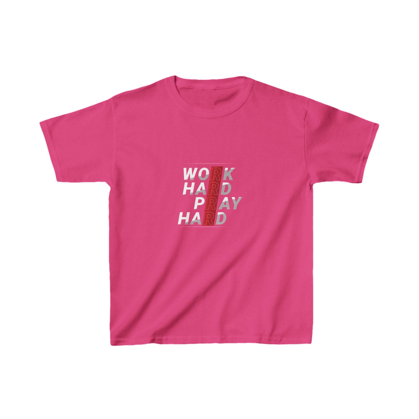Work Hard Pray Hard Kids Heavy Cotton™ Tee