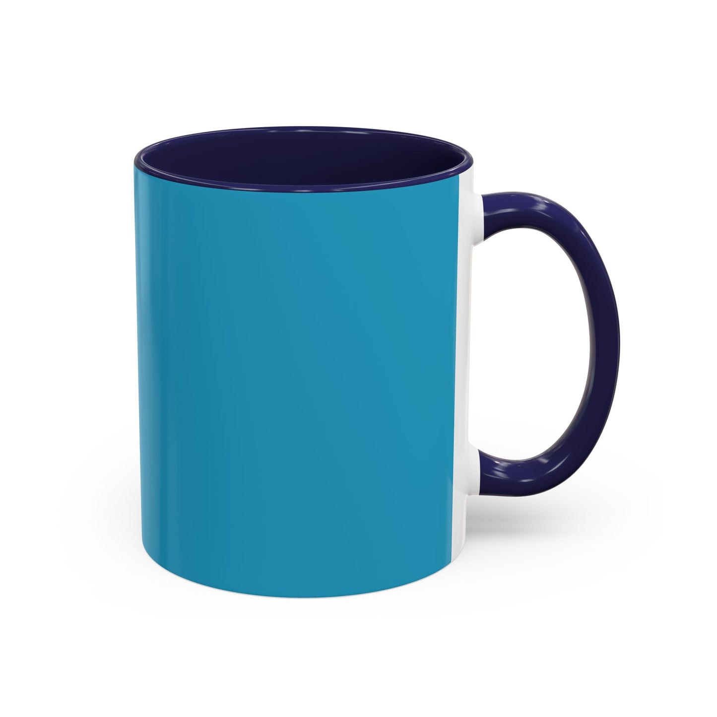Action Transforms Vision Into Reality Accent Coffee Mug (11, 15oz)