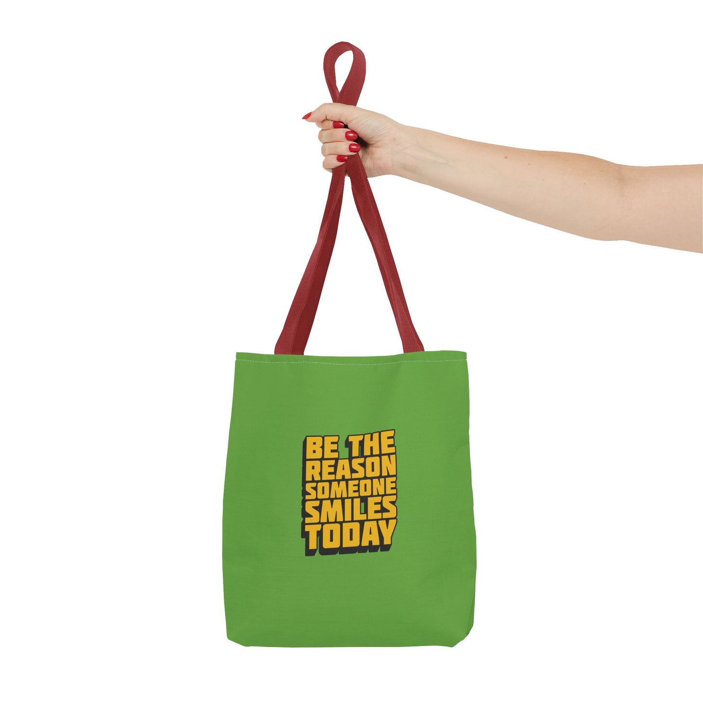 Be The Reason Someone Smiles Today Tote Bag (AOP)