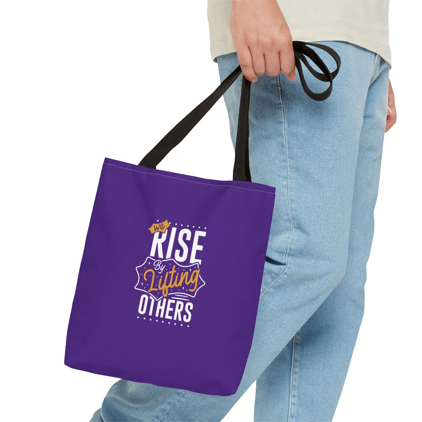 We Rise By Lifting Others Tote Bag (AOP)