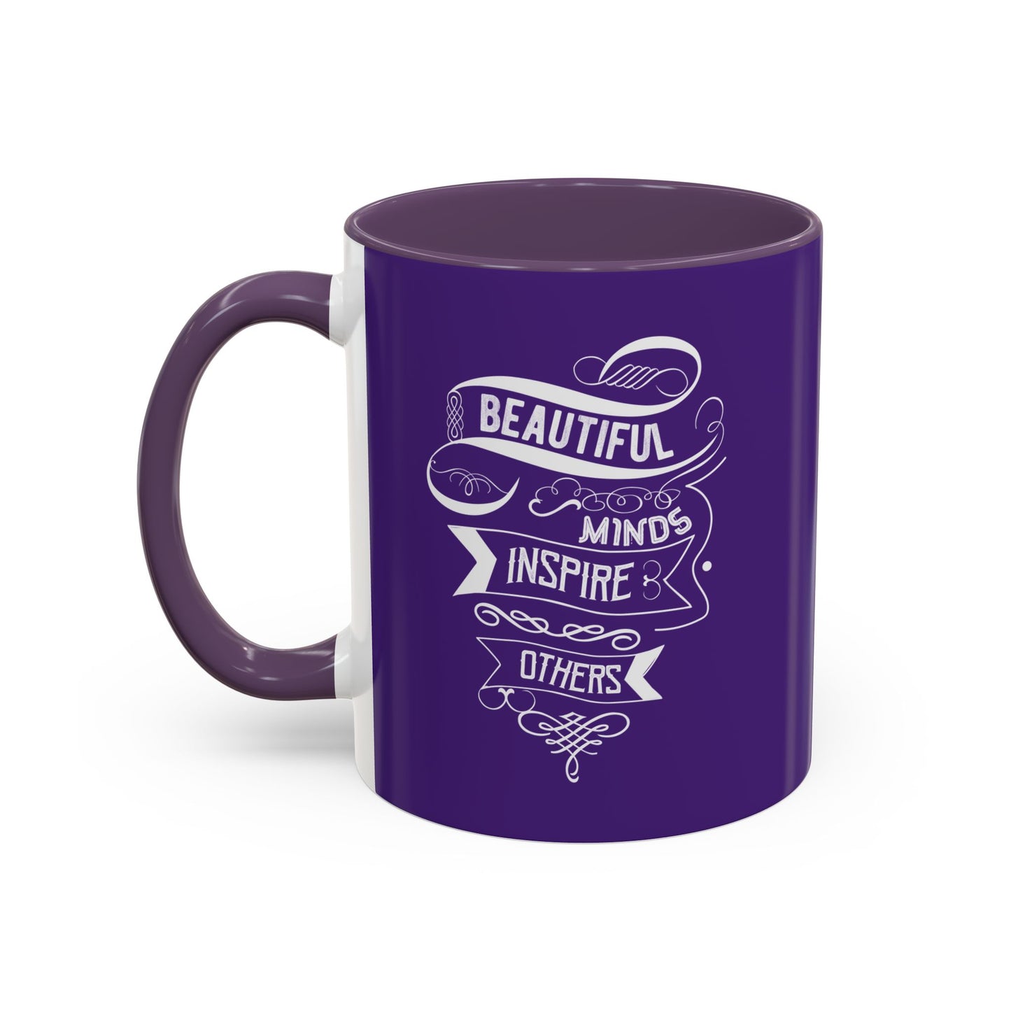 Beautiful Mind Inspire Others Accent Coffee Mug (11, 15oz)