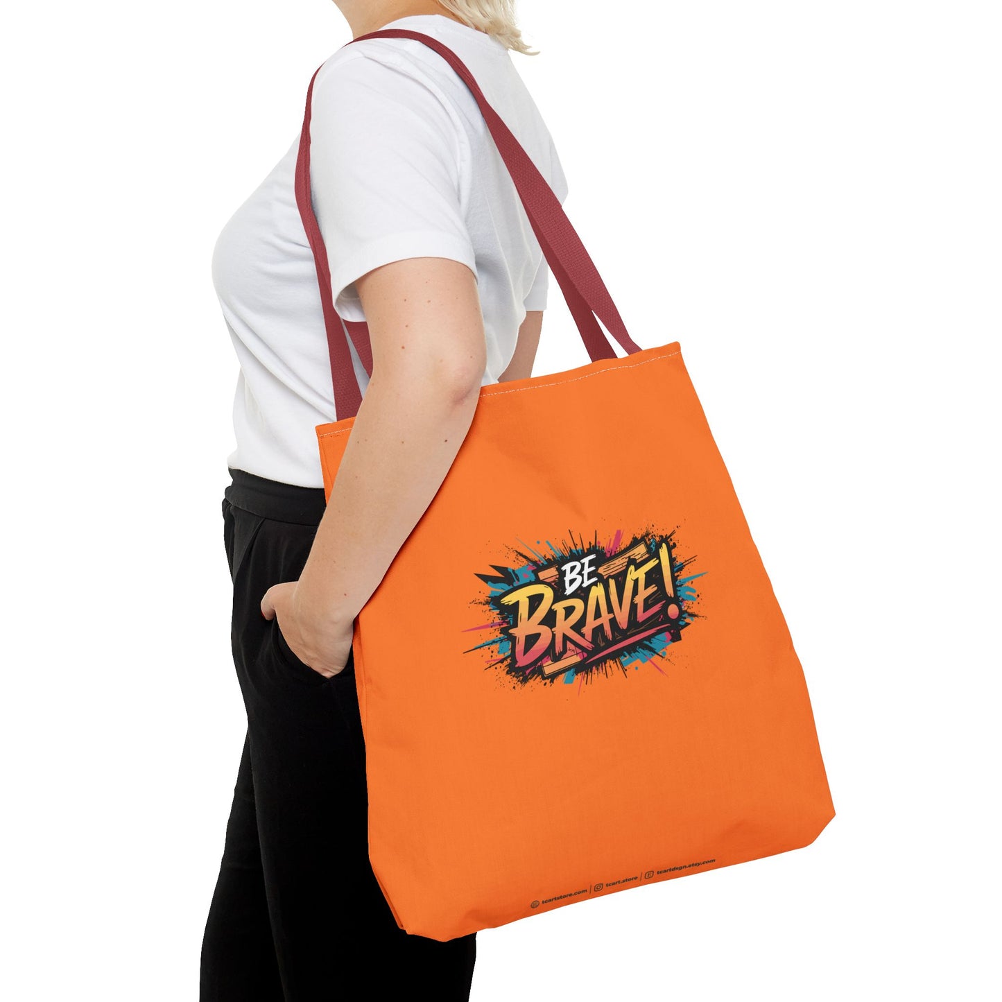 Be Brave! Tote Bag (AOP)