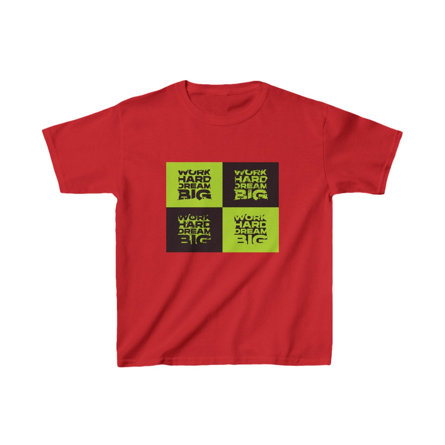 Work Hard Dream Big Kids Heavy Cotton™ Tee