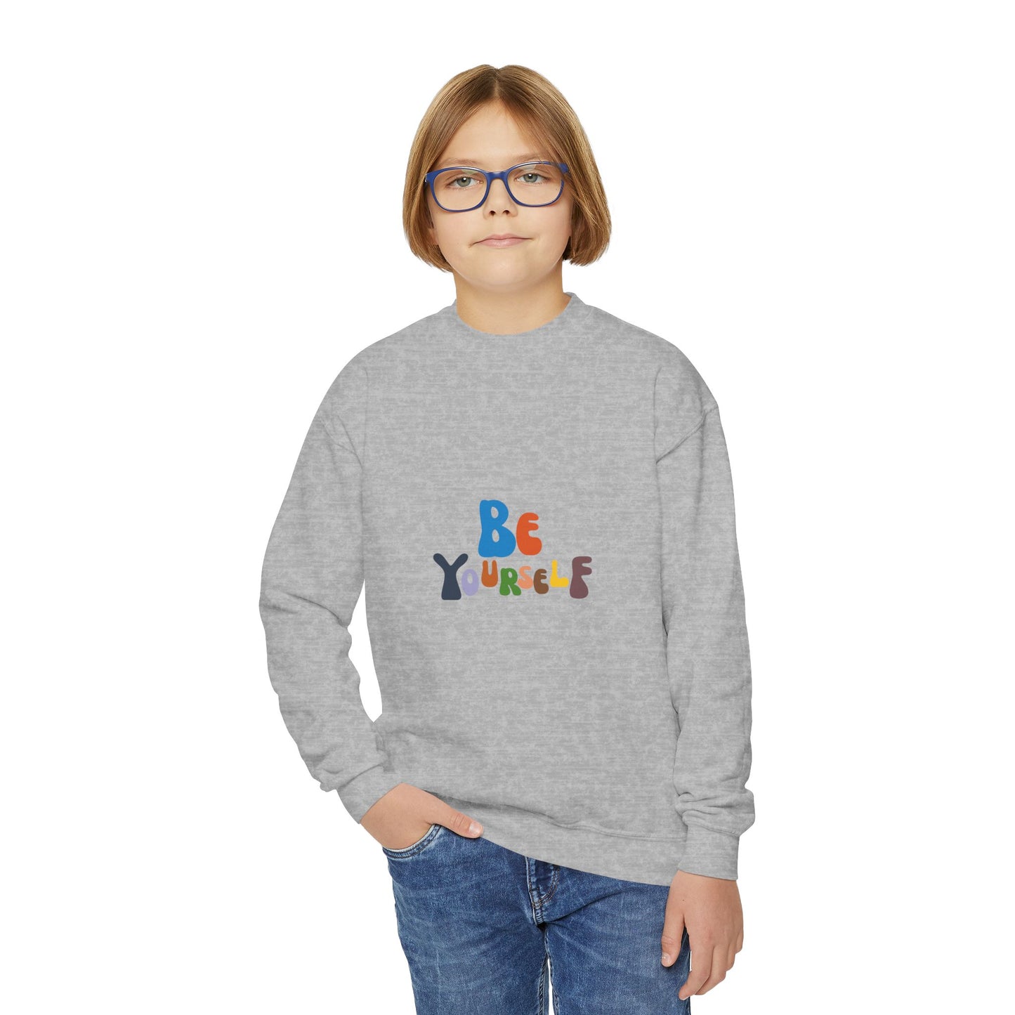 Be Yourself Youth Crewneck Sweatshirt