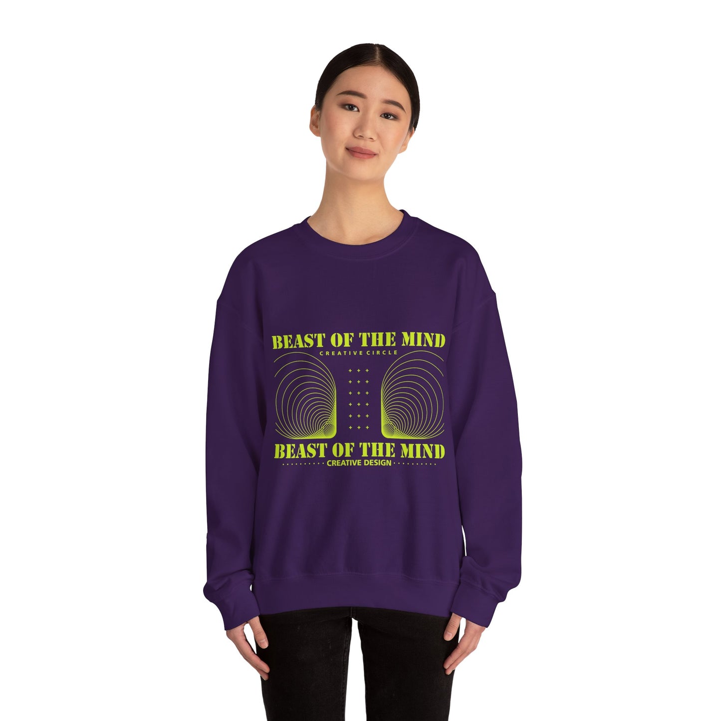 Beast Of The Mind Creative Circle Unisex Heavy Blend™ Crewneck Sweatshirt