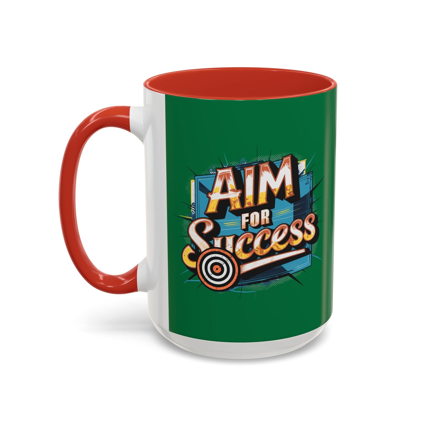 Aim For Success Accent Coffee Mug (11, 15oz)