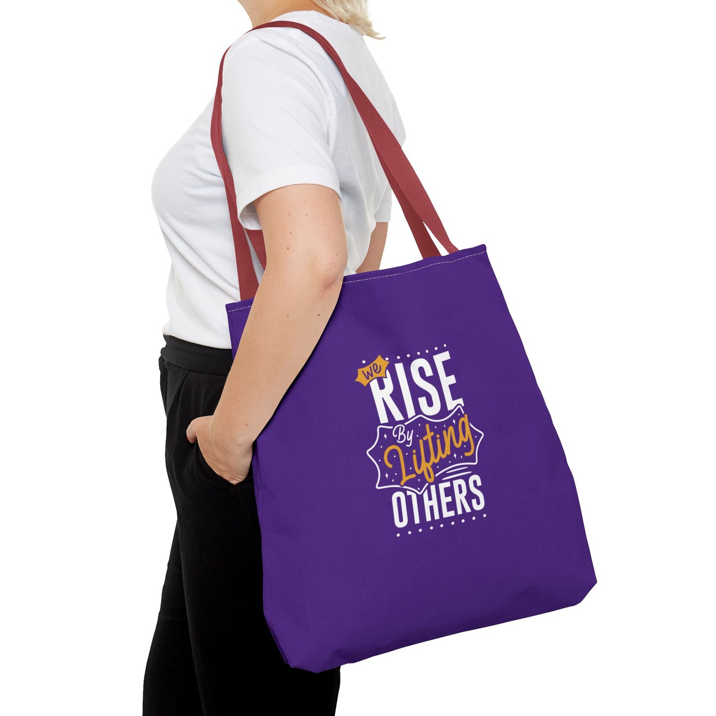 We Rise By Lifting Others Tote Bag (AOP)