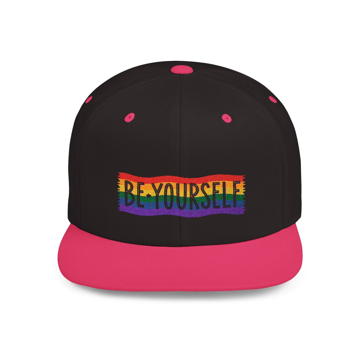 Be Yourself Flat Bill Snapback