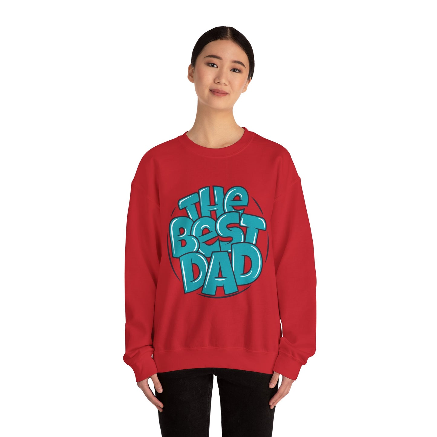 The Best Dad Unisex Heavy Blend™ Crewneck Sweatshirt