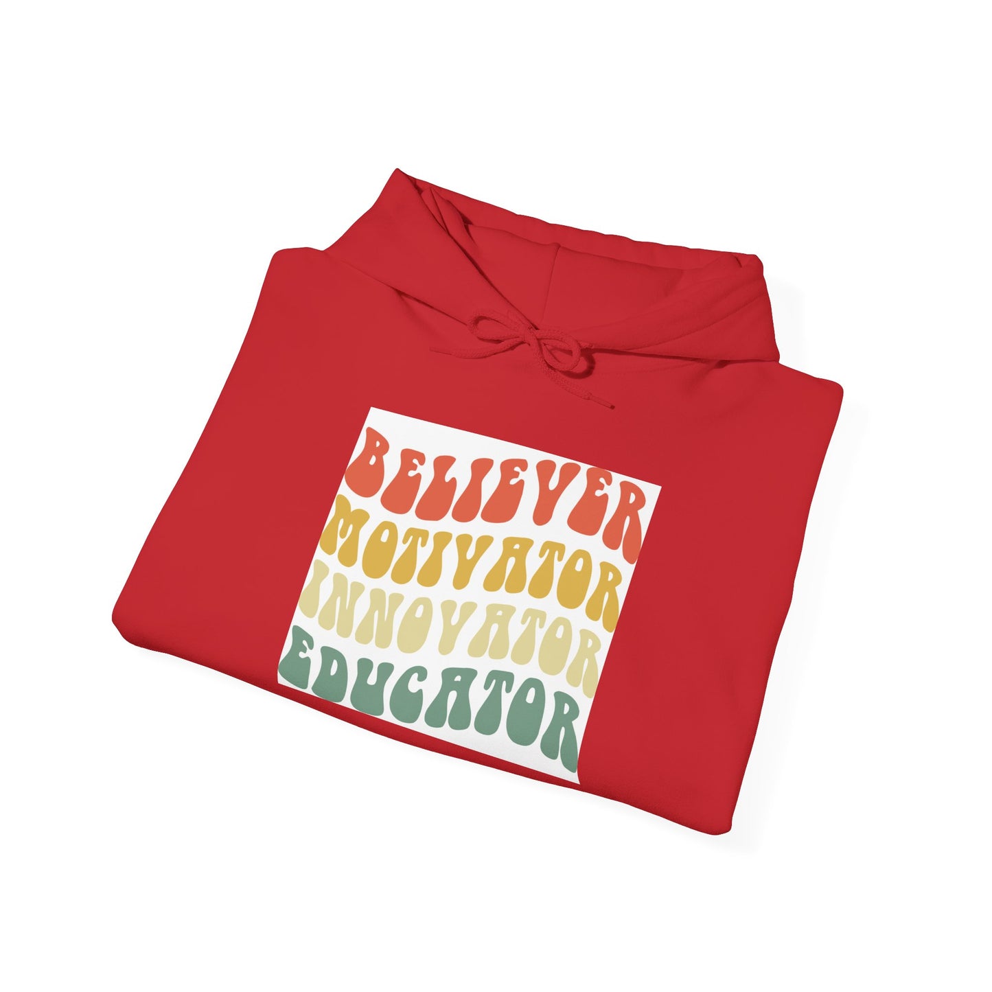 Believer Motivator Innovator Educator Unisex Heavy Blend™ Hooded Sweatshirt