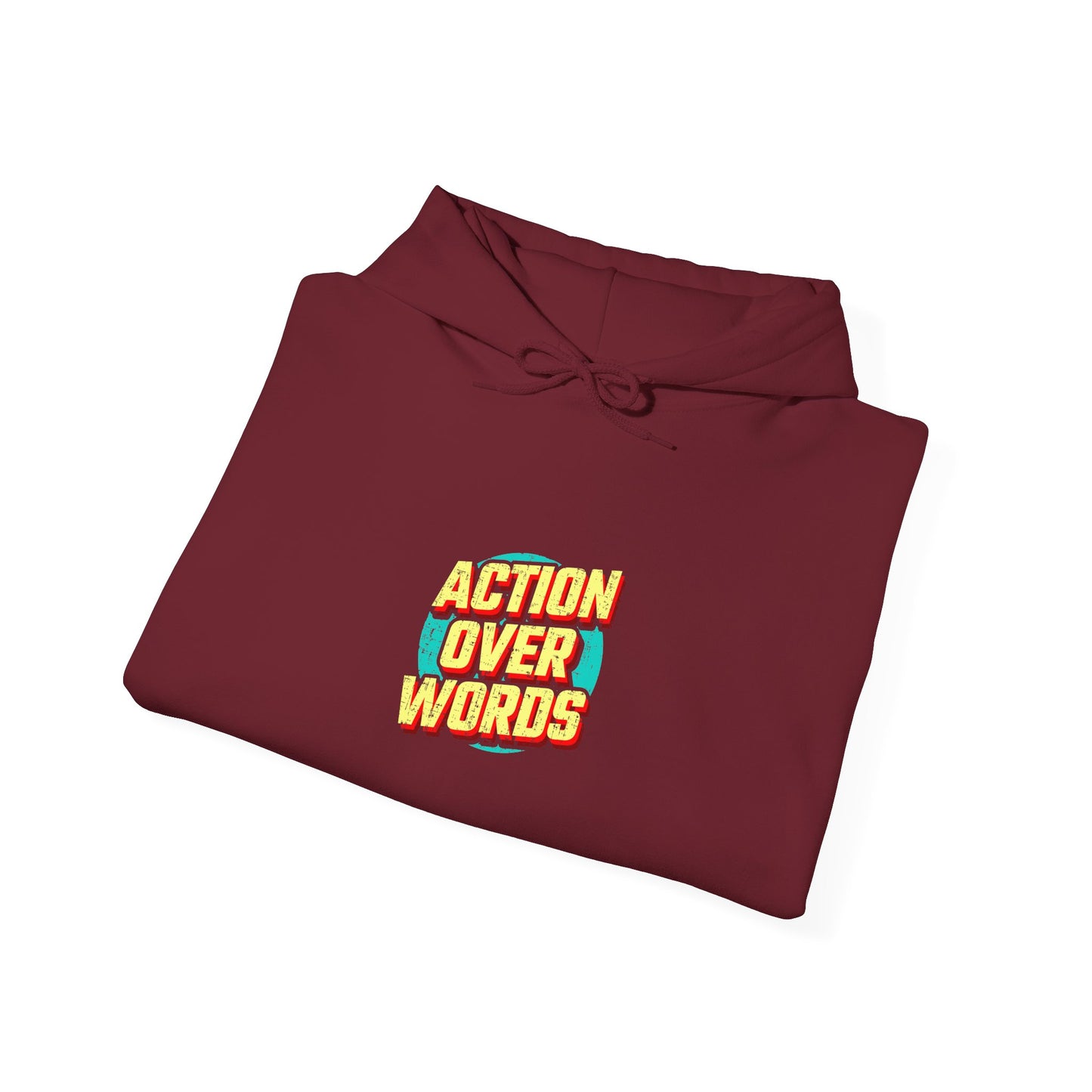 Action Over Words Unisex Heavy Blend™ Hooded Sweatshirt