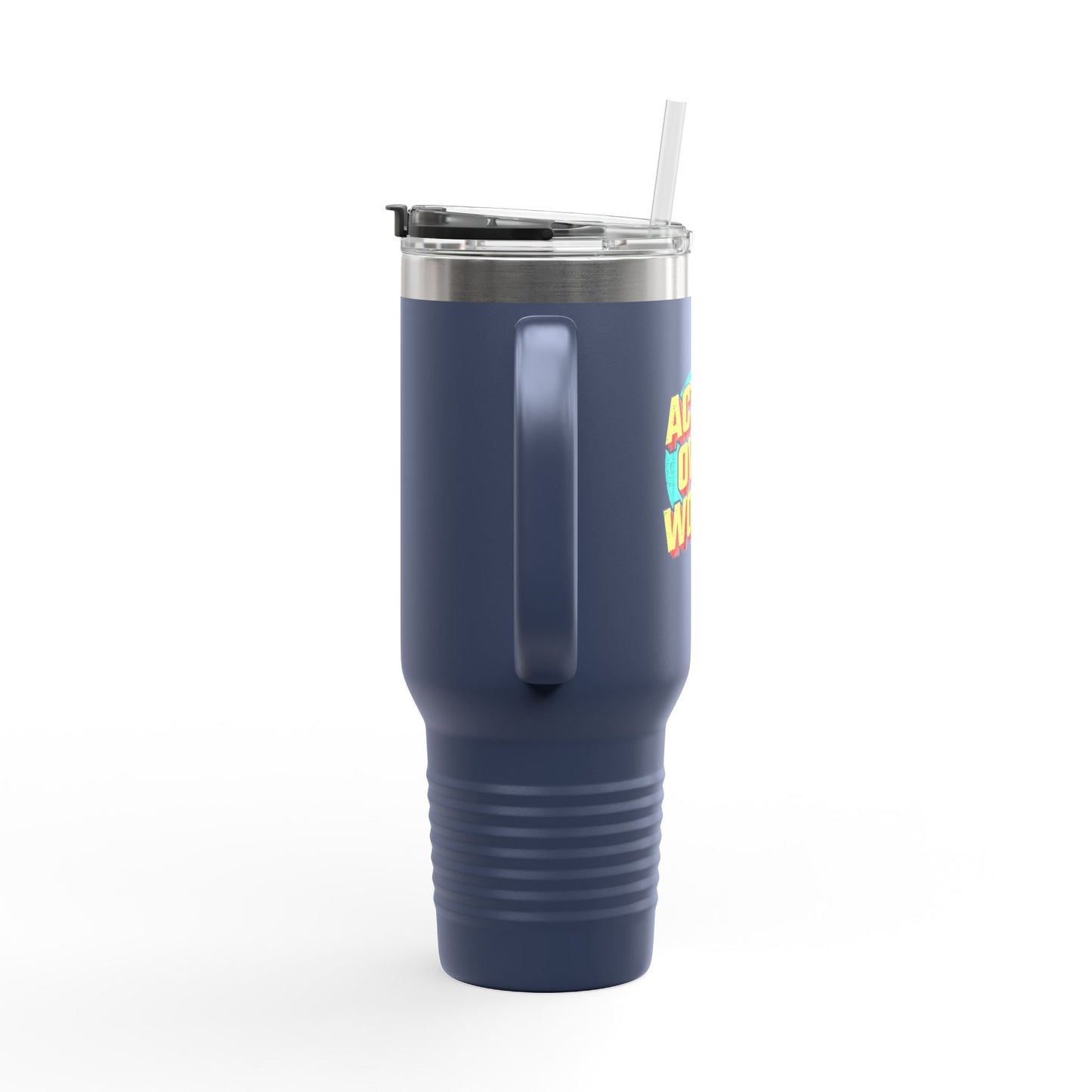 Action Over Words Insulated Travel Mug, 40oz