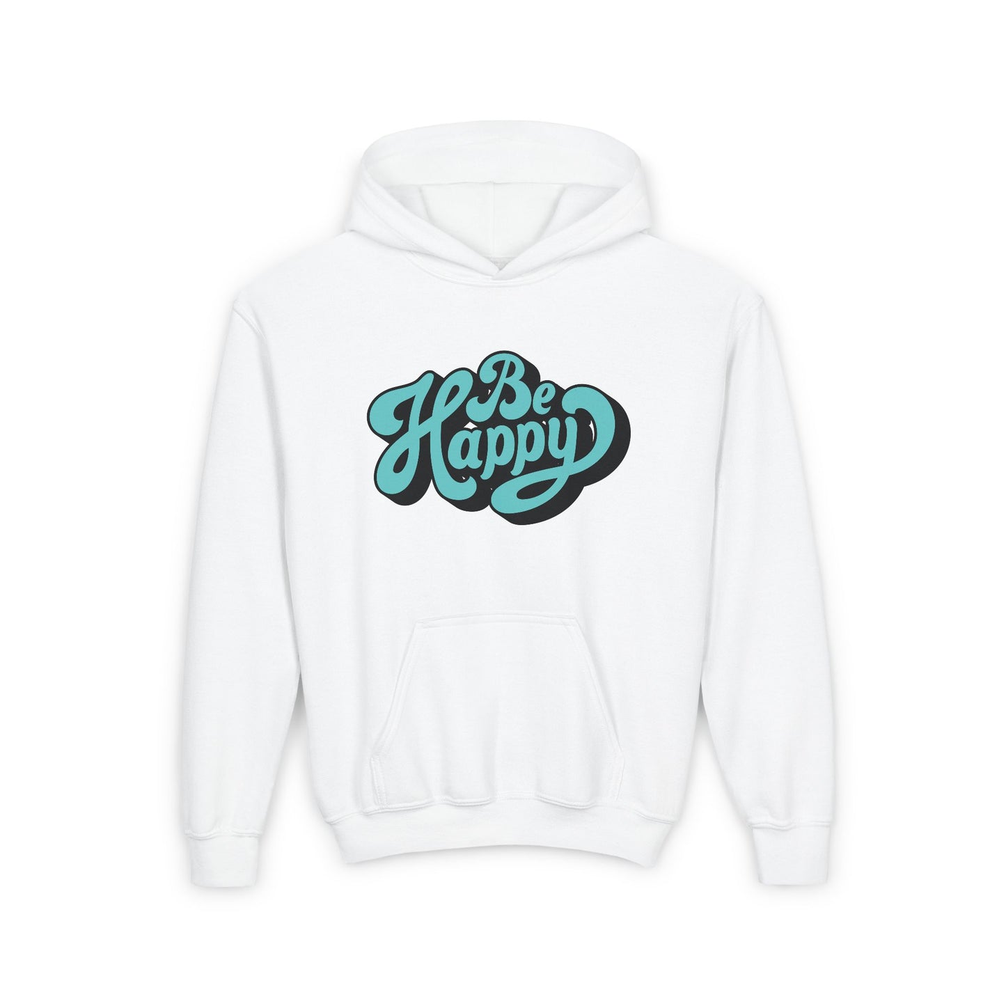 Be Happy Youth Heavy Blend Hooded Sweatshirt