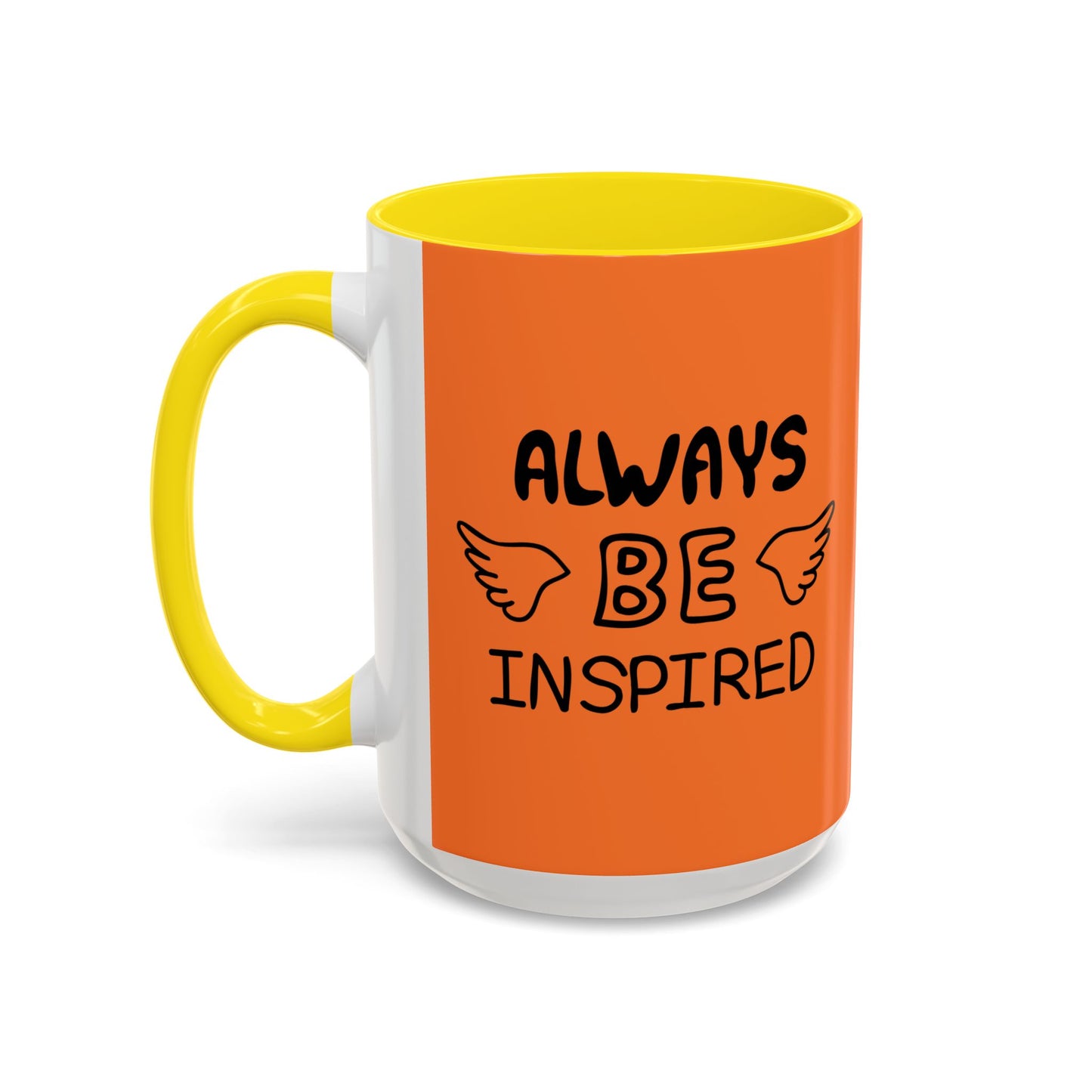 Always Be Inspired Accent Coffee Mug (11, 15oz)
