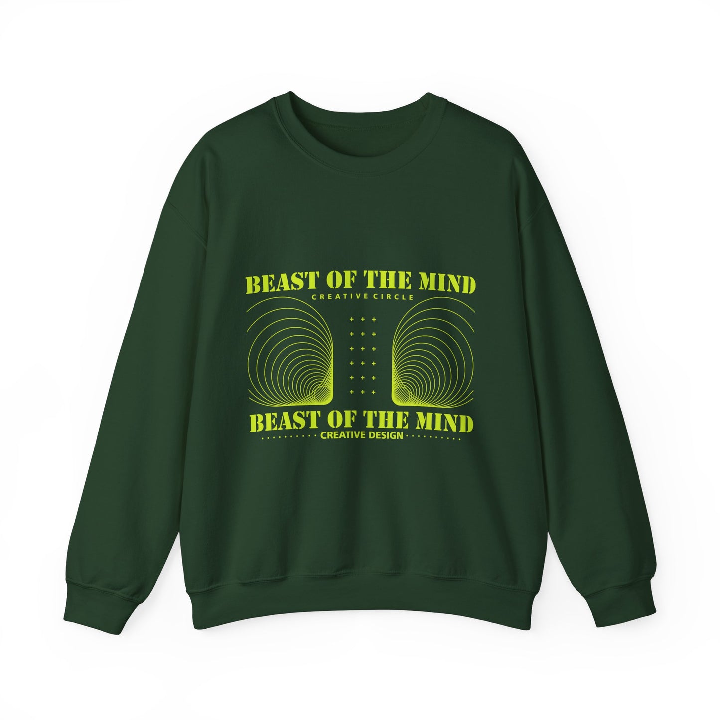 Beast Of The Mind Creative Circle Unisex Heavy Blend™ Crewneck Sweatshirt