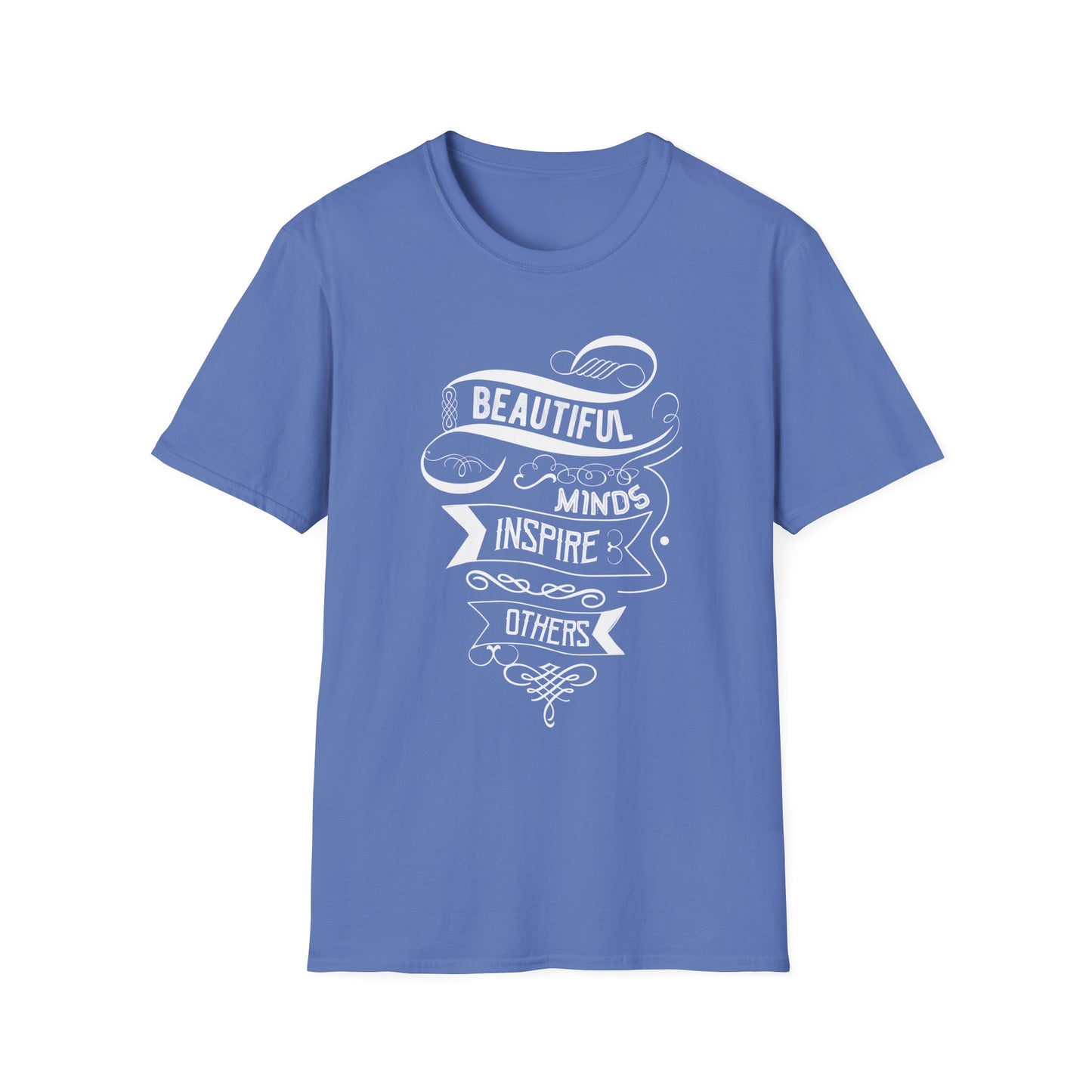 Beautiful Minds Inspire Others Unisex Softstyle T-Shirt