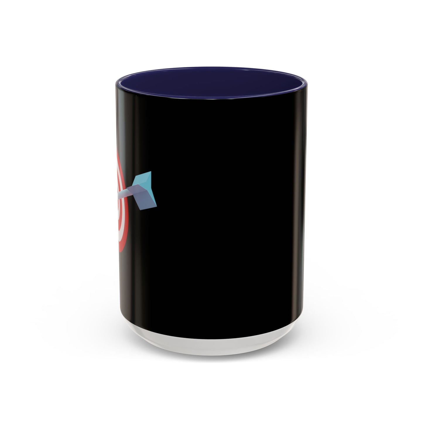 3d Render Arroe Hit The Center Of Target Or Goal Of Success Accent Coffee Mug (11, 15oz)