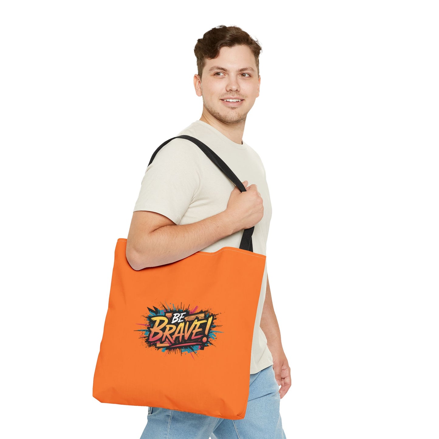 Be Brave! Tote Bag (AOP)