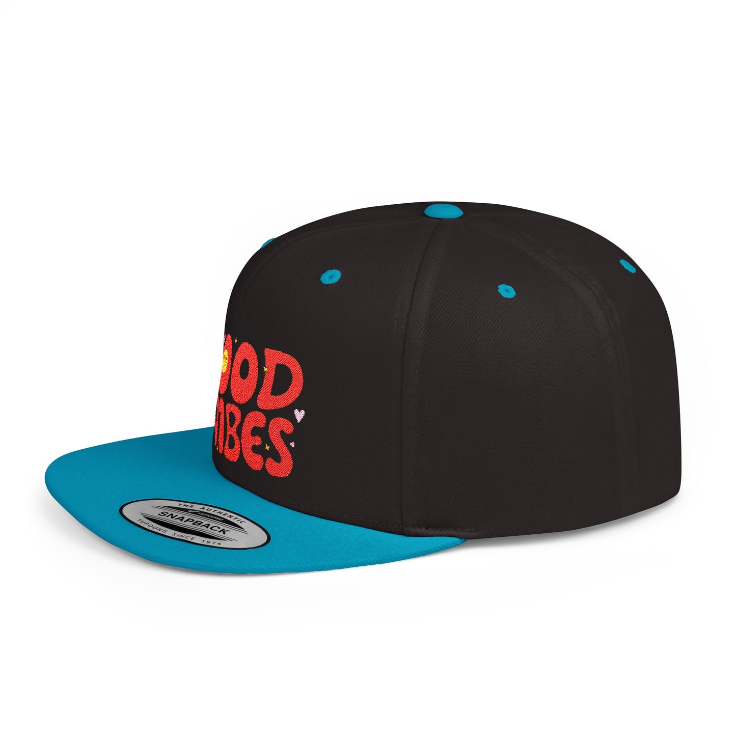 Good Vibes Flat Bill Snapback