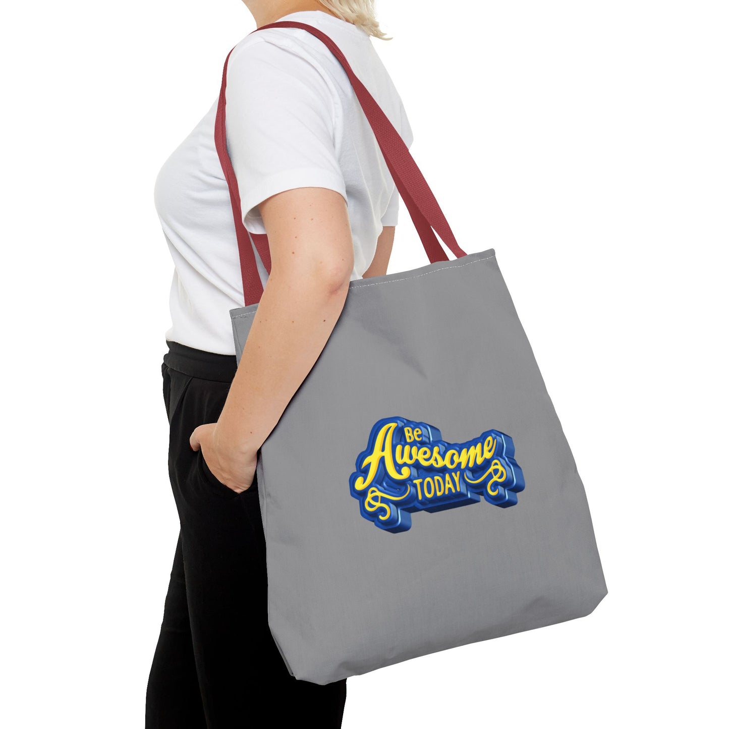 Be Awesome Today Tote Bag (AOP)