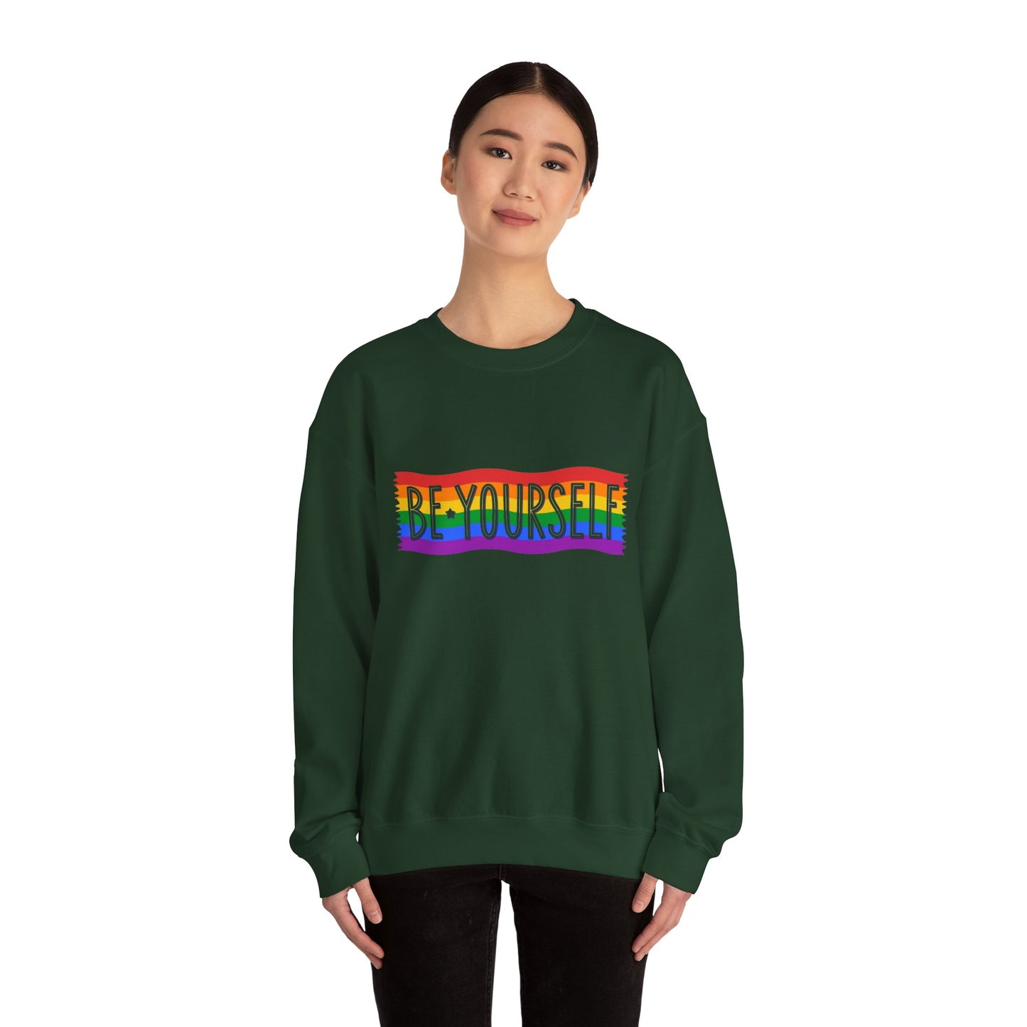 Be Yourself Unisex Heavy Blend™ Crewneck Sweatshirt