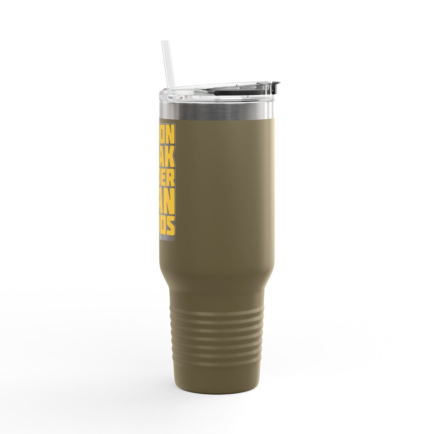 Action Speak Louder Than Words Insulated Travel Mug, 40oz