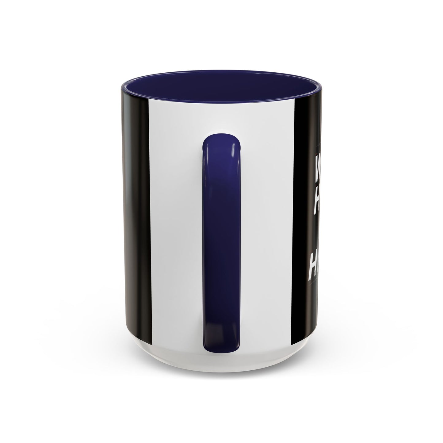 Work Hard Pray Hard Accent Coffee Mug (11, 15oz)