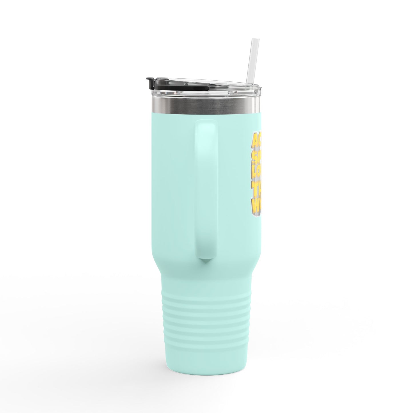 Action Speak Louder Than Words Insulated Travel Mug, 40oz