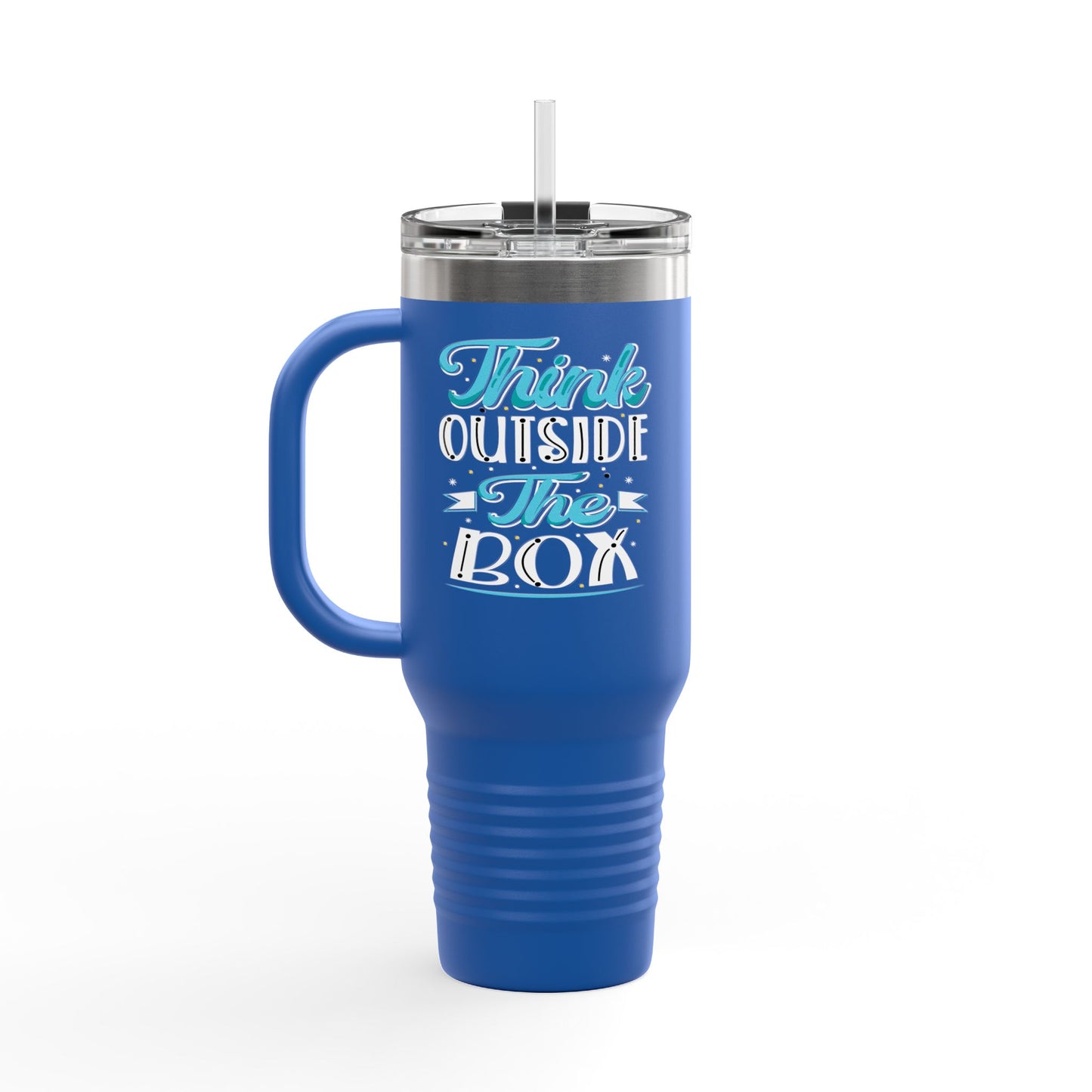 Think Outside The Box Insulated Travel Mug, 40oz