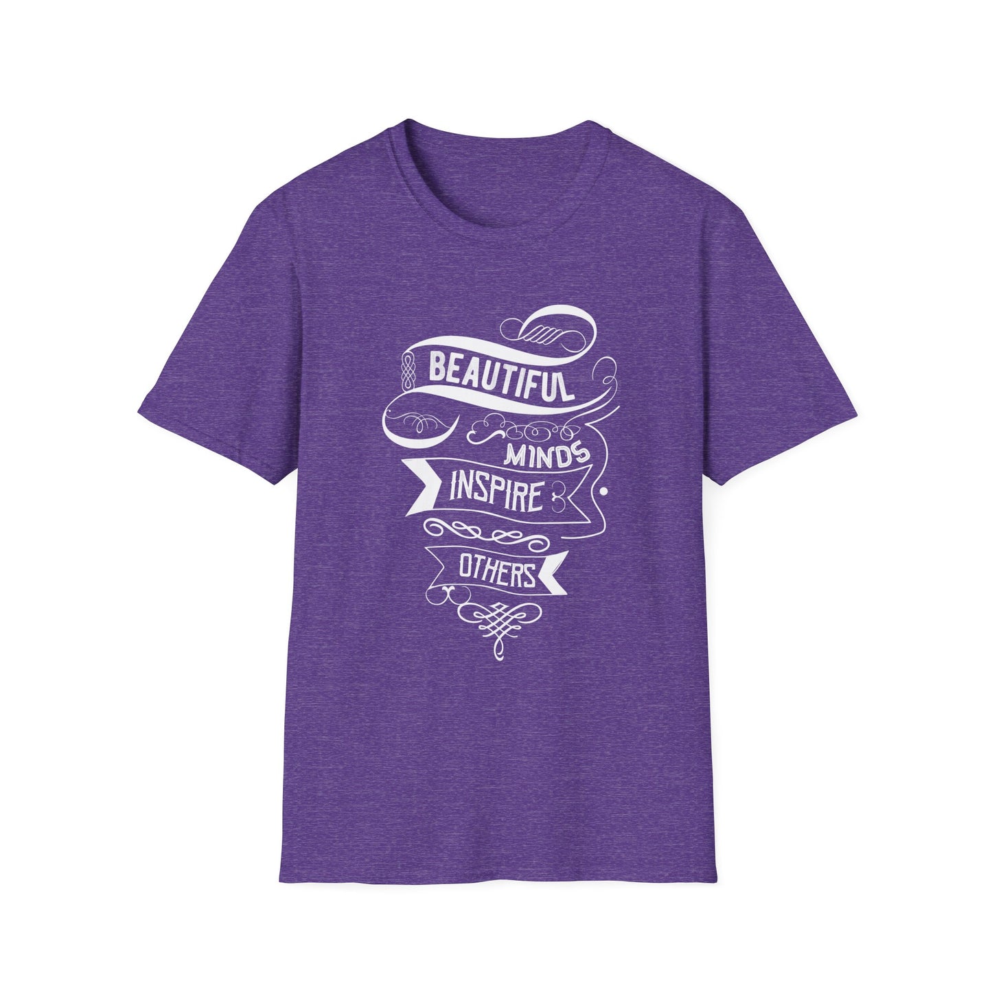 Beautiful Minds Inspire Others Unisex Softstyle T-Shirt